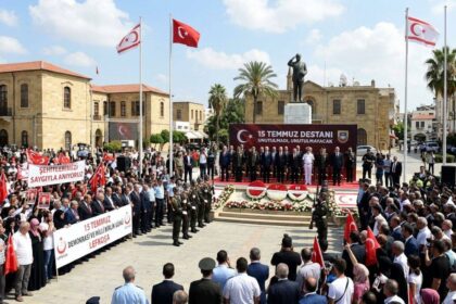 15 Temmuz Lefkoşa'da Törenle Anıldı