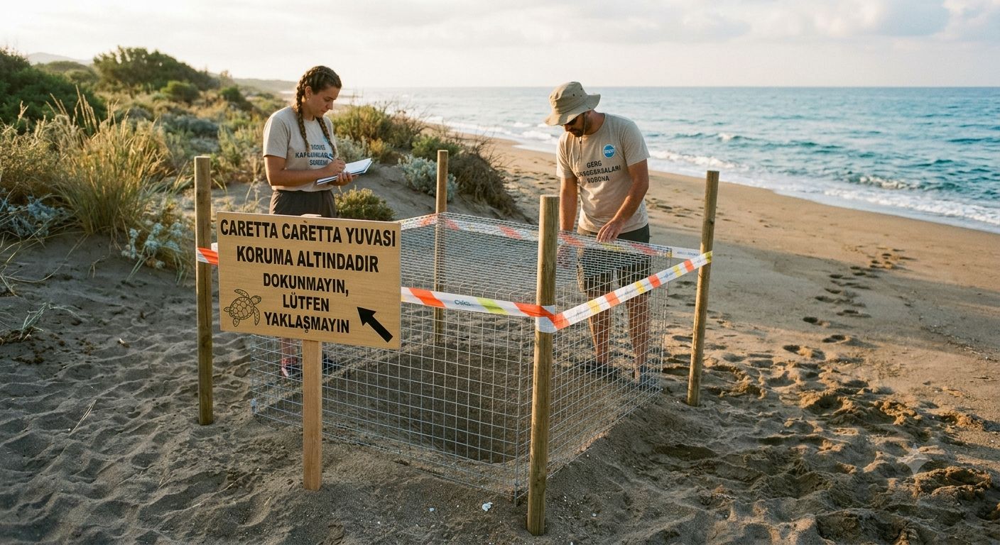Caretta Caretta Yuvaları Korunuyor