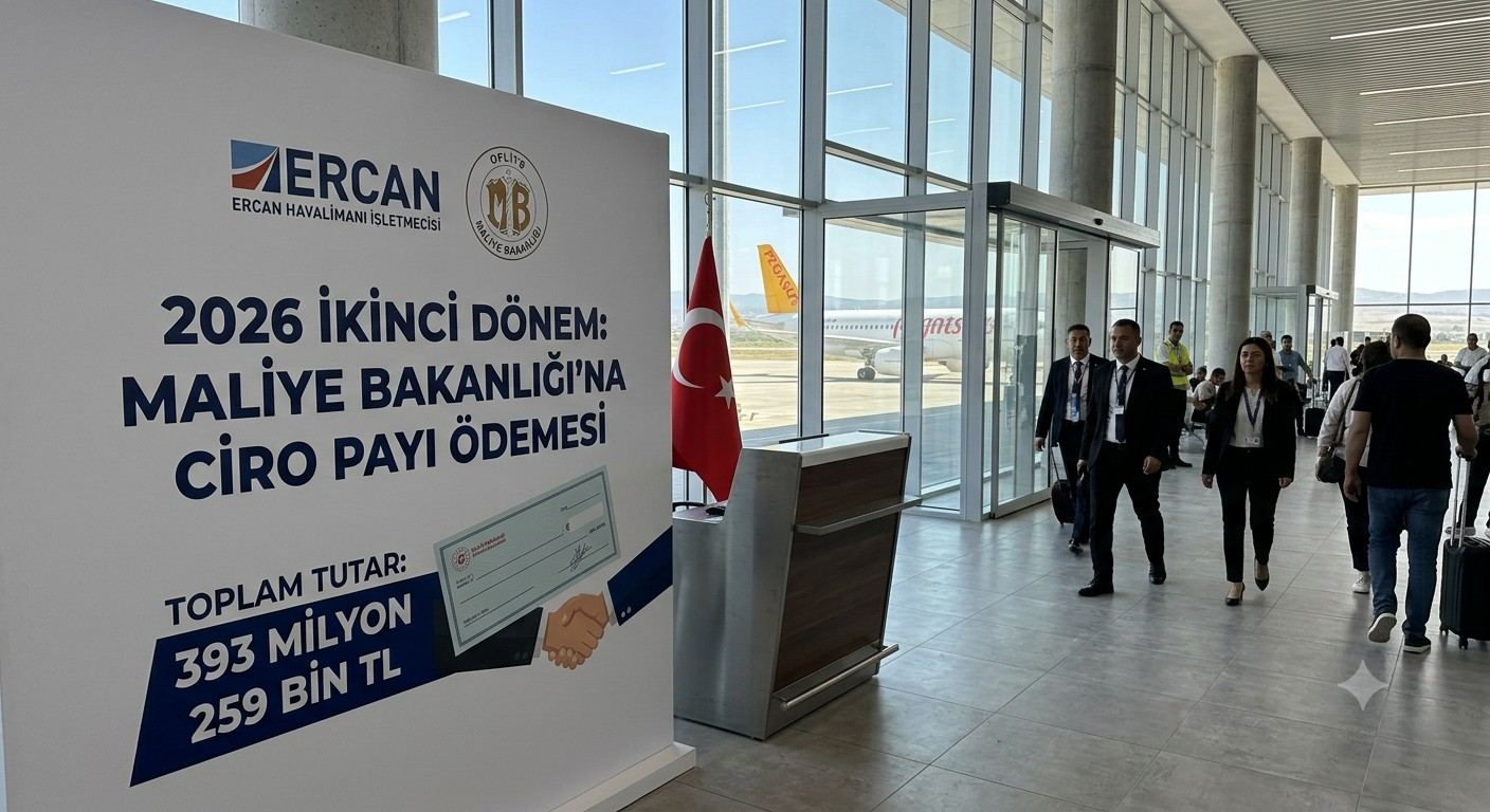 Ercan'dan Hazineye 393 Milyon TL