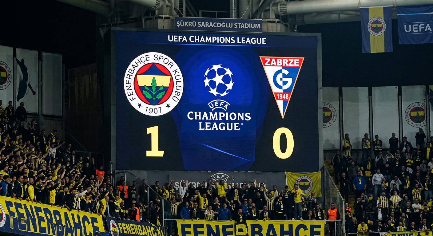 Fenerbahçe Górnik Zabrze'yi 1-0 Yendi