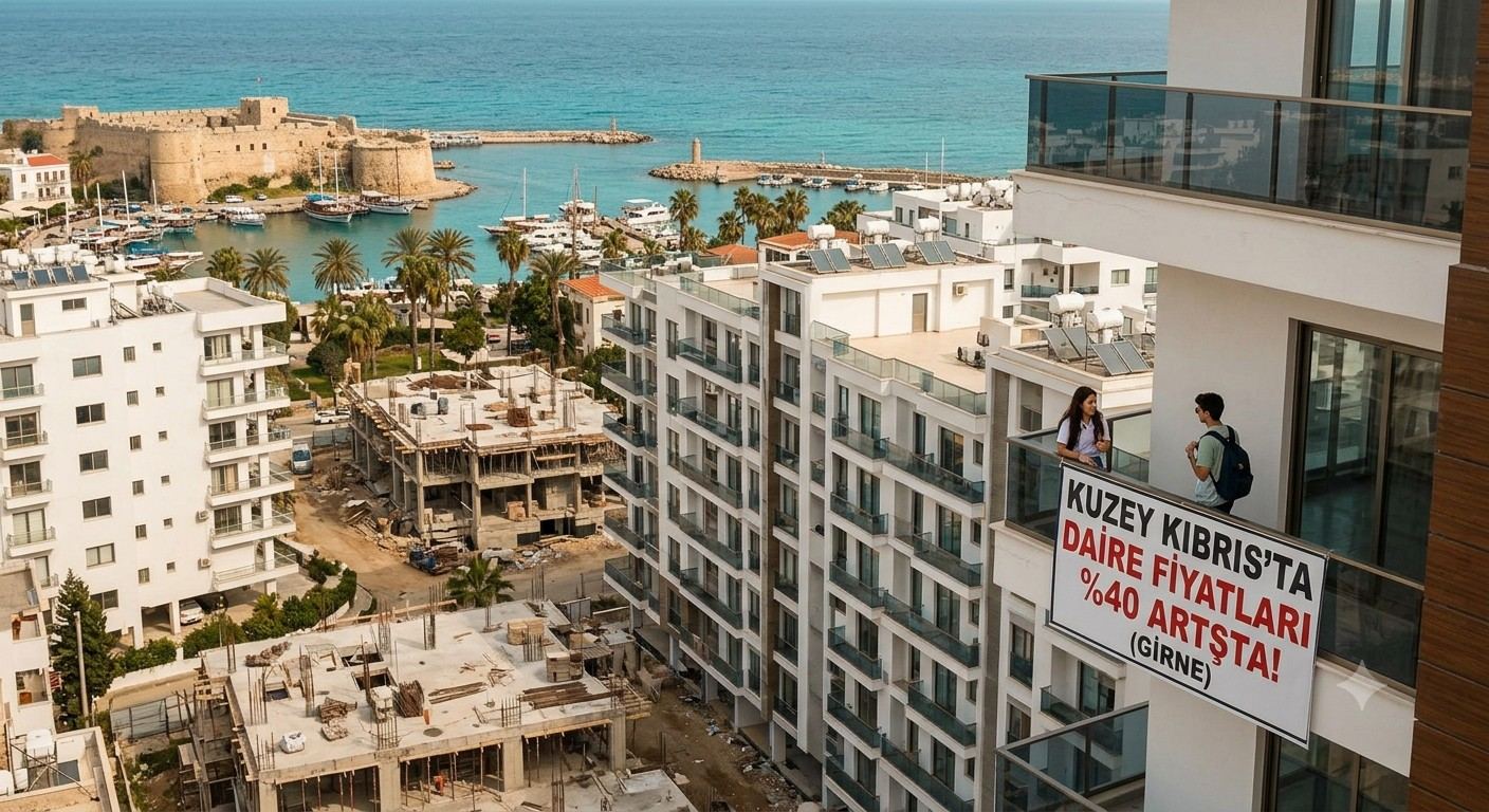 Kuzey Kıbrıs'ta Konut Fiyatları Arttı