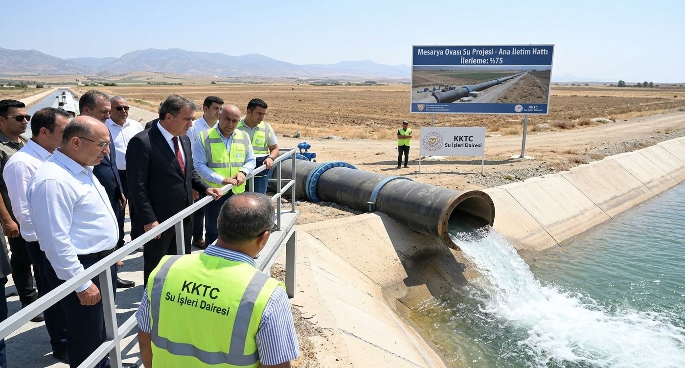 Mesarya Ovası Su Projesinde İlerleme